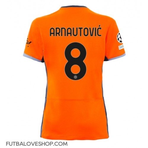 Dres Inter Milan Marko Arnautovic #8 Tretina pre Ženy 2023-24 Krátky Rukáv